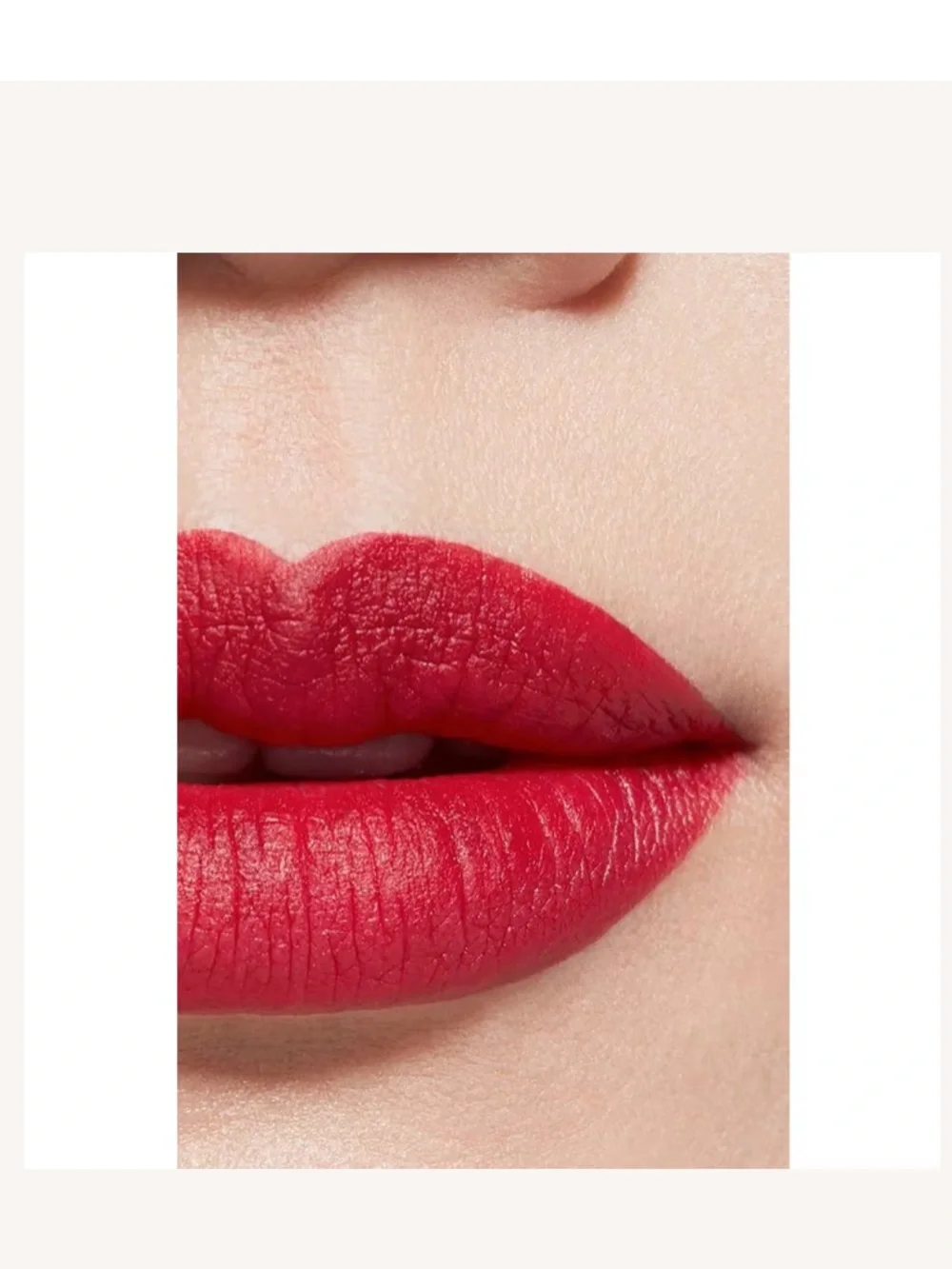 CHANEL Rouge Allure Luminous Matte Lip  Color: 56 Rouge Chanel Intense fire red